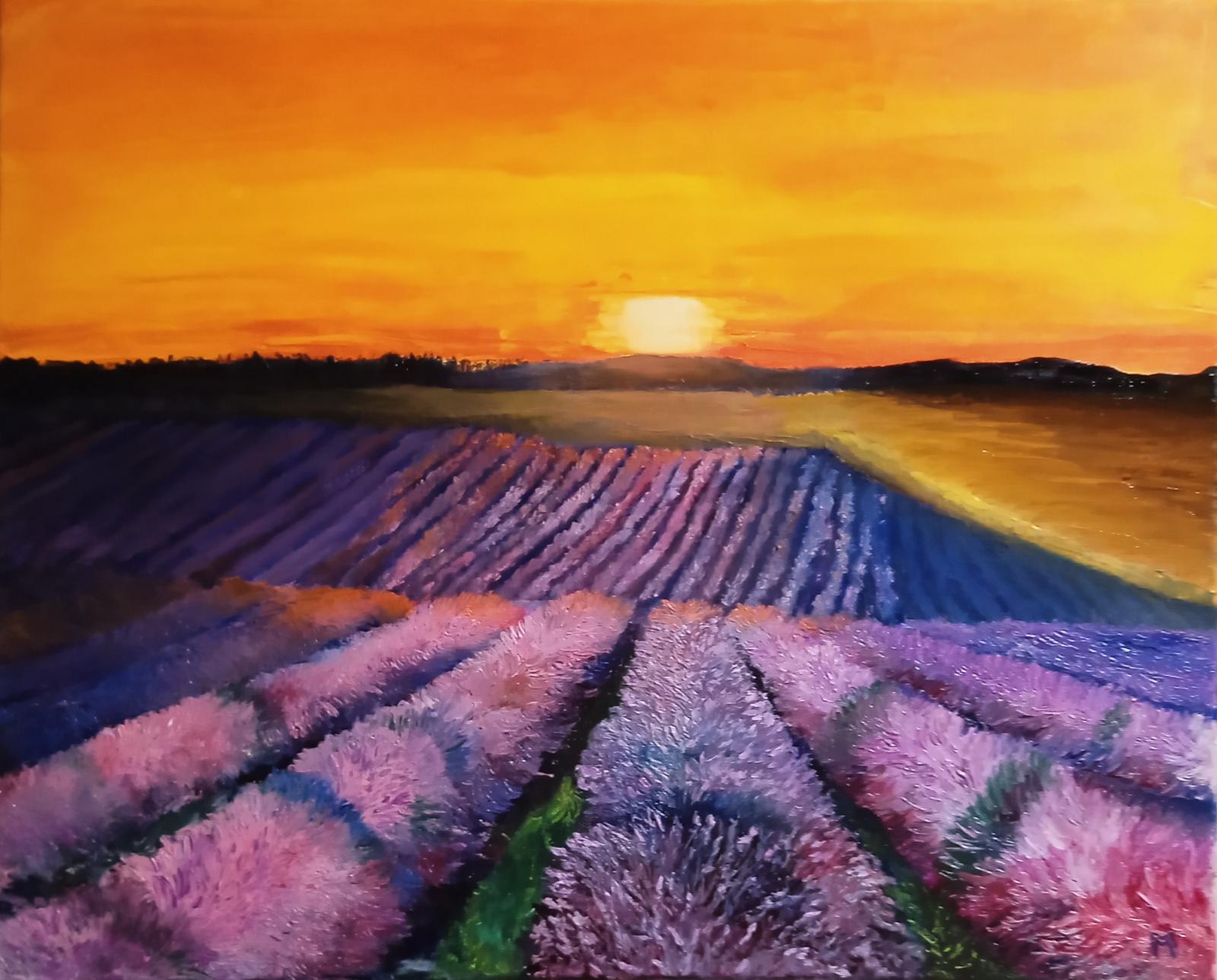 coucher sur lavande